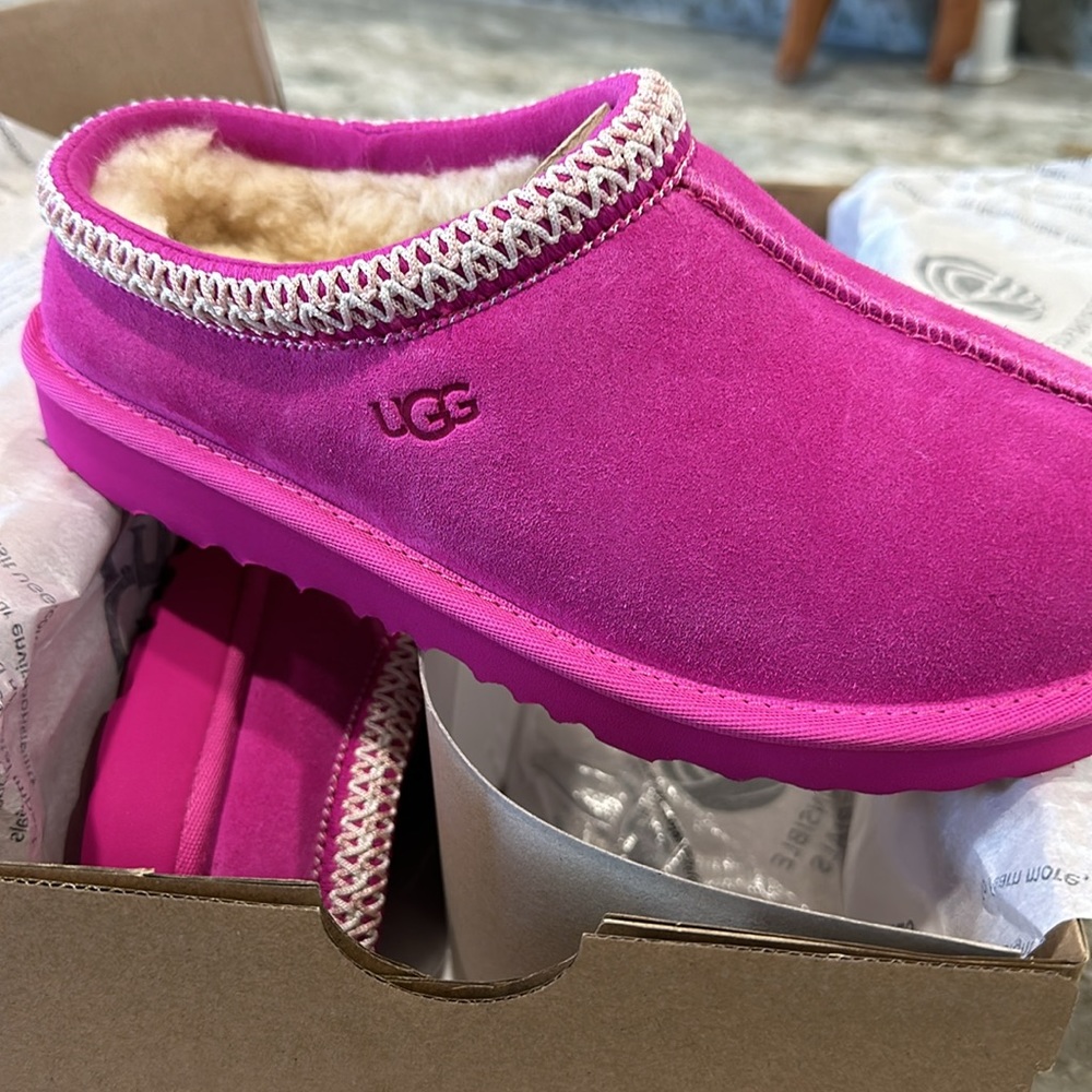 UGG Kids Tasman II Slippers Size 3 Pink